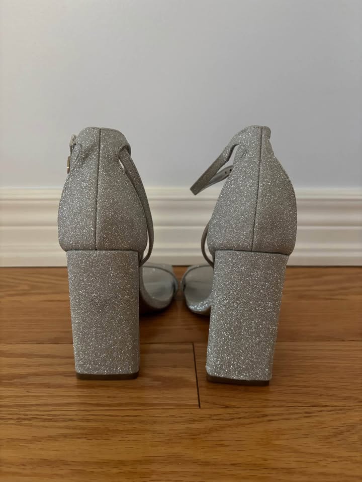 Silver Glitter Heels - photo 5