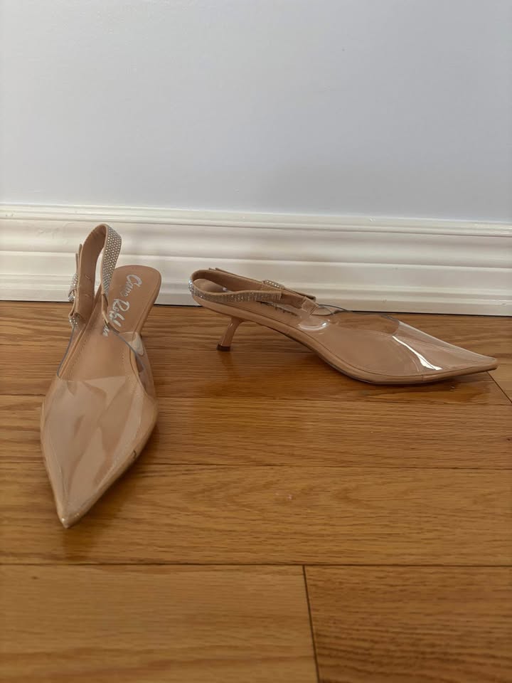 Chic Beige Slingback Heels - photo 5