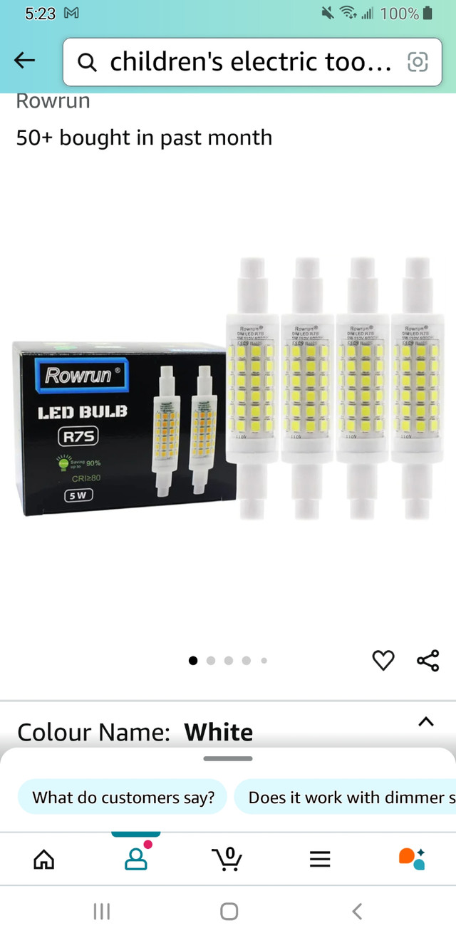 NEW - R7S 5W LED Bulbs - photo 2