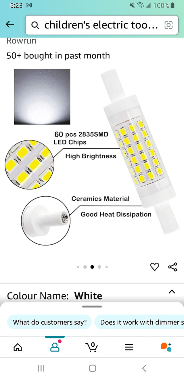 NEW - R7S 5W LED Bulbs - photo 3
