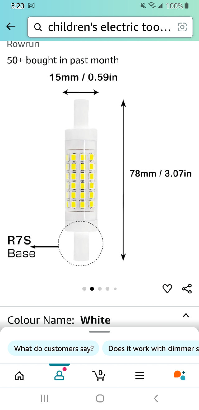 NEW - R7S 5W LED Bulbs - photo 4