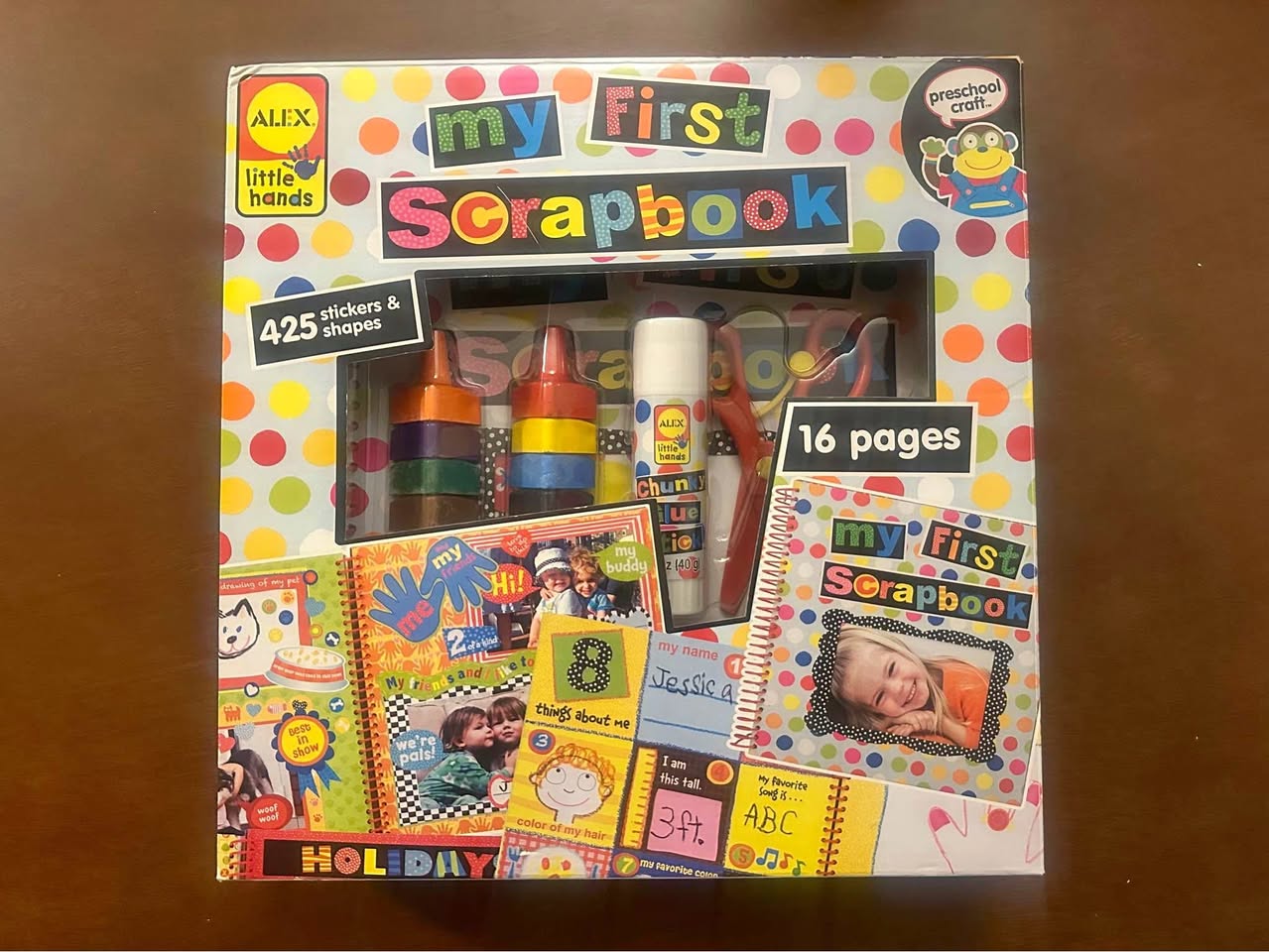 My first scrapbook kit!
