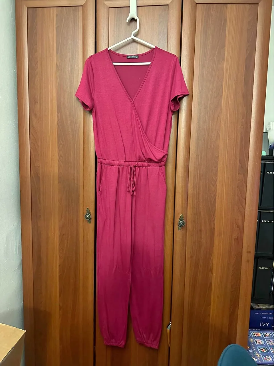 Maroon romper thumbnail