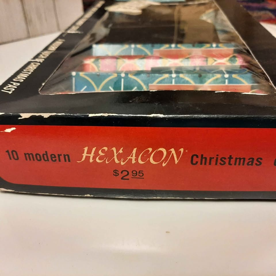 Hexagon 1969 Christmas Cards New Old Stock - photo 4