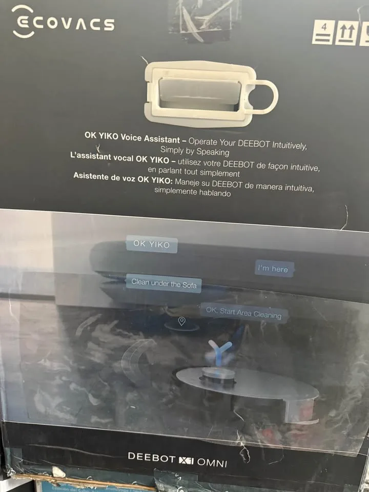 Deebot X1 Omni Robot Vacuum and Mop - Black New image indicator(2)