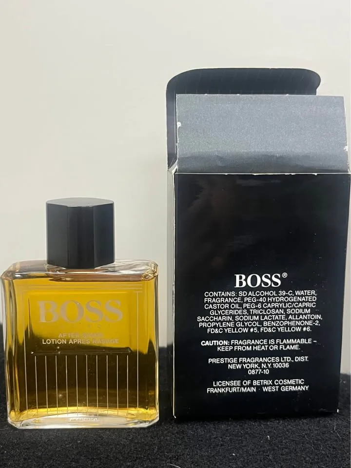 Vintage Hugo Boss After Shave – 50mL “West Germany” Sealed image indicator(4)