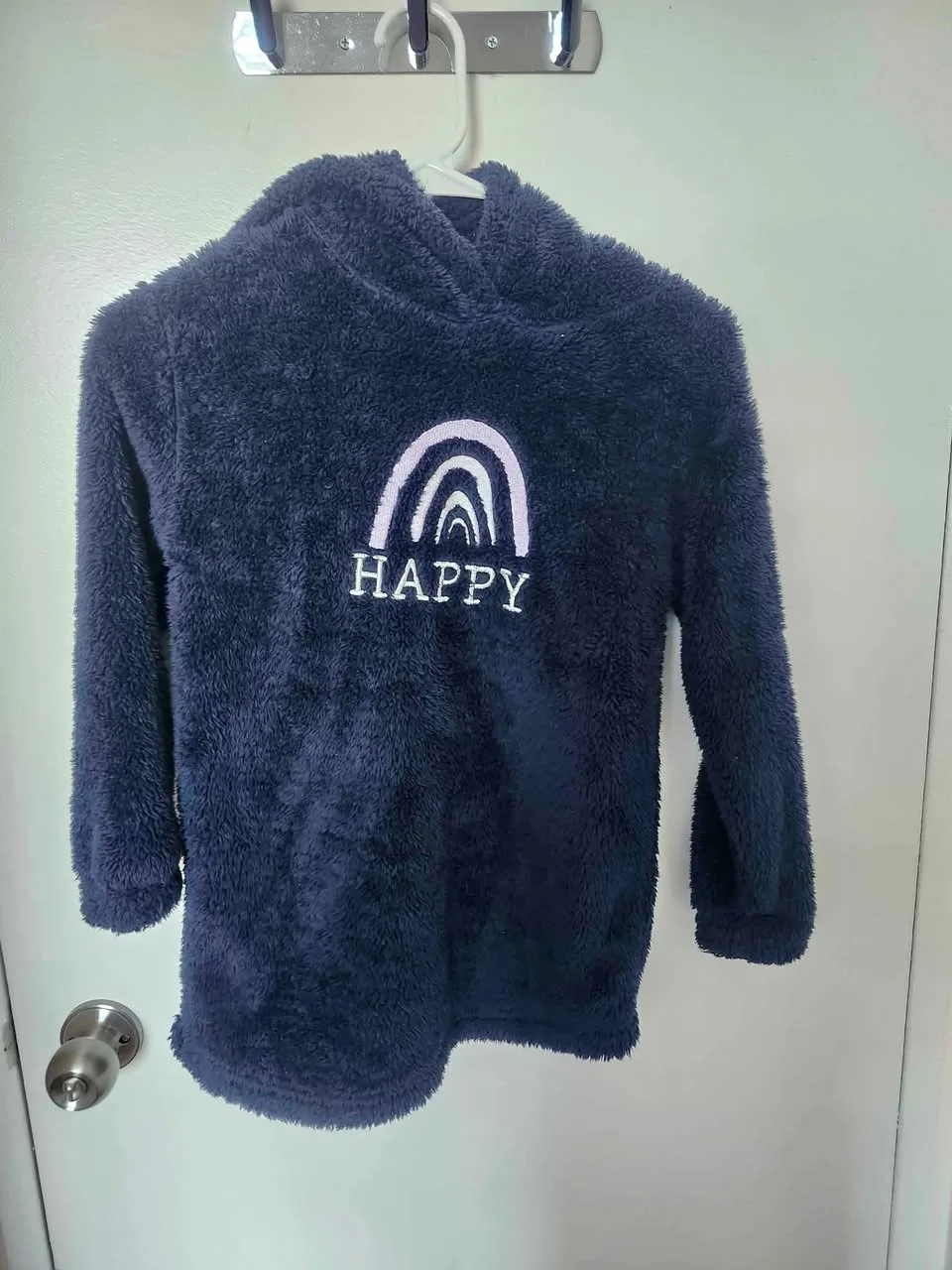 Cozy & Warm Fleece Hoodie with pants for Girls – Size M (7-8) 💙✨ thumbnail