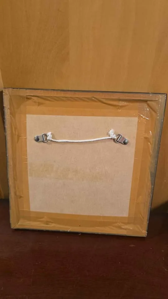 Handcrafted Tribal Art Wall Frame – 23x23 cm image indicator(2)