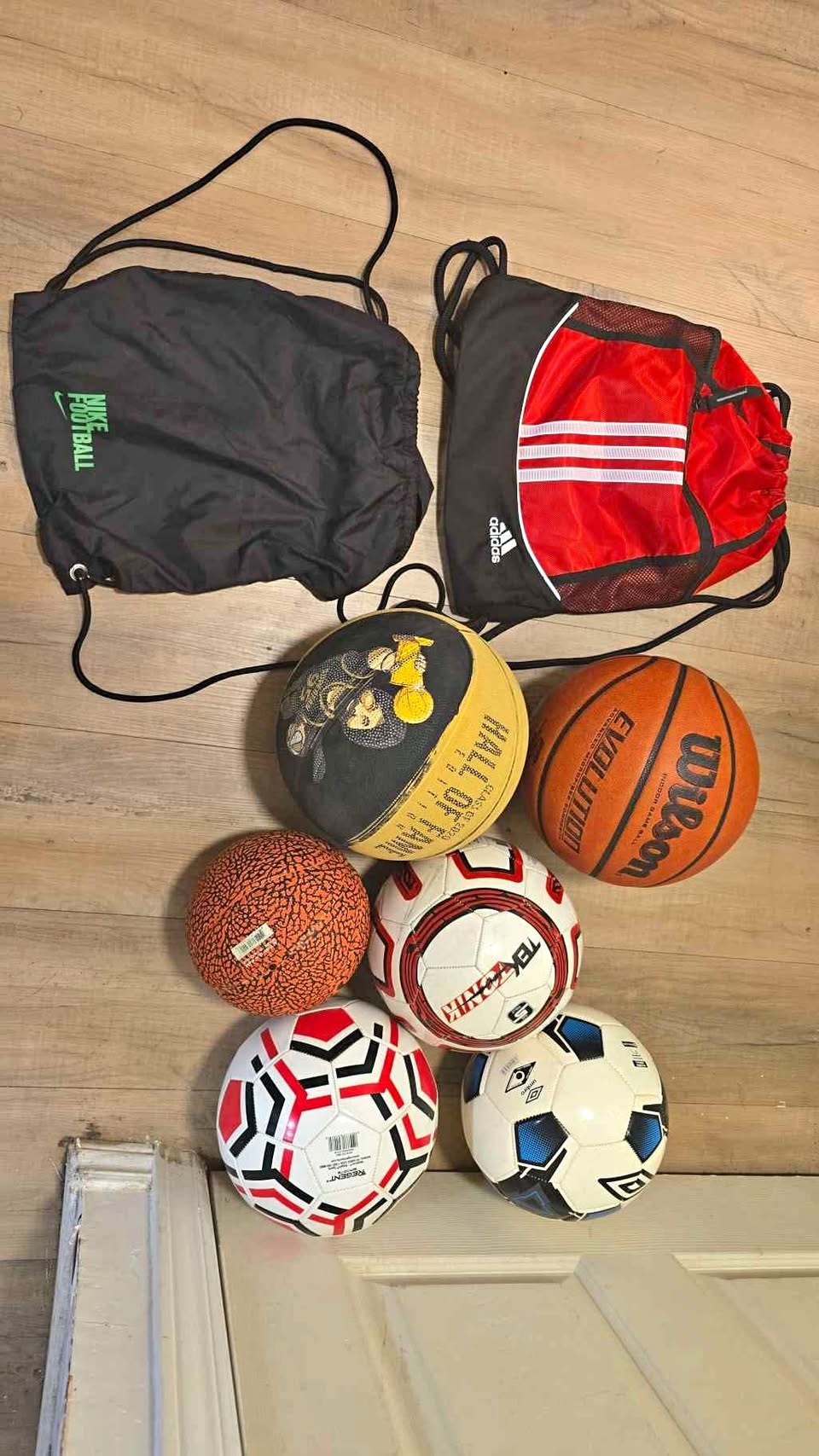 Sports Gear – Footballs, Basketballs & Bags (Bundle)