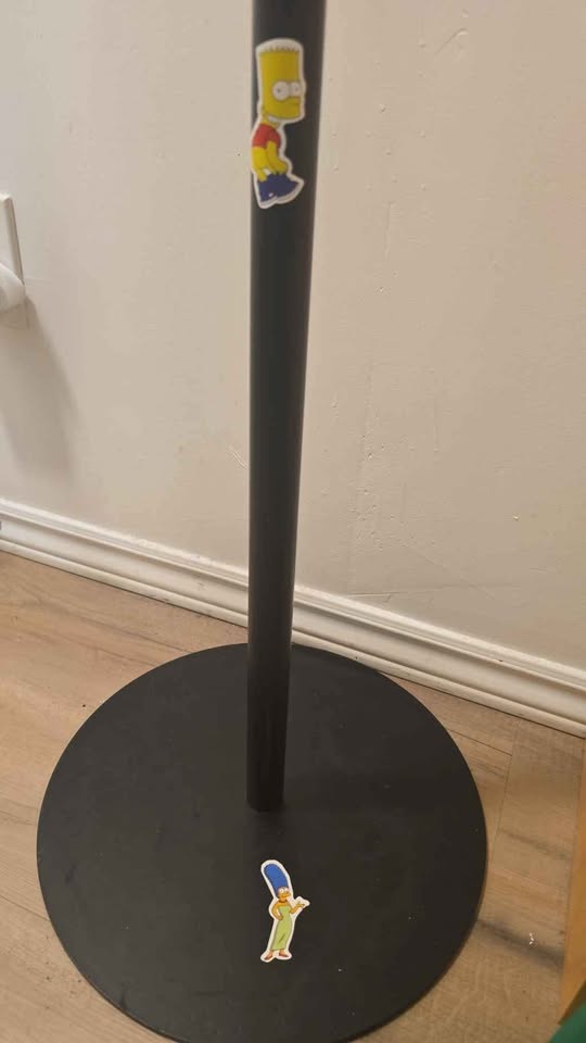 Safco Spiral Nail Head Coat Rack – Black/Silver (Retails $230+) - photo 3
