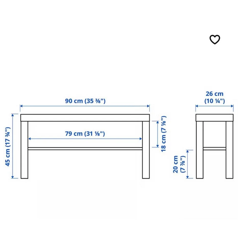 43” Non-Smart TV with IKEA Lack Stand image indicator(3)