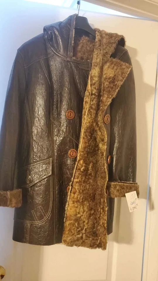 Winter  leather coat thumbnail