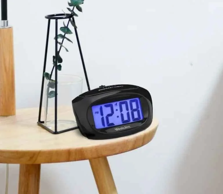 Westclox Digital LCD Alarm Clock, 70043 image indicator(2)