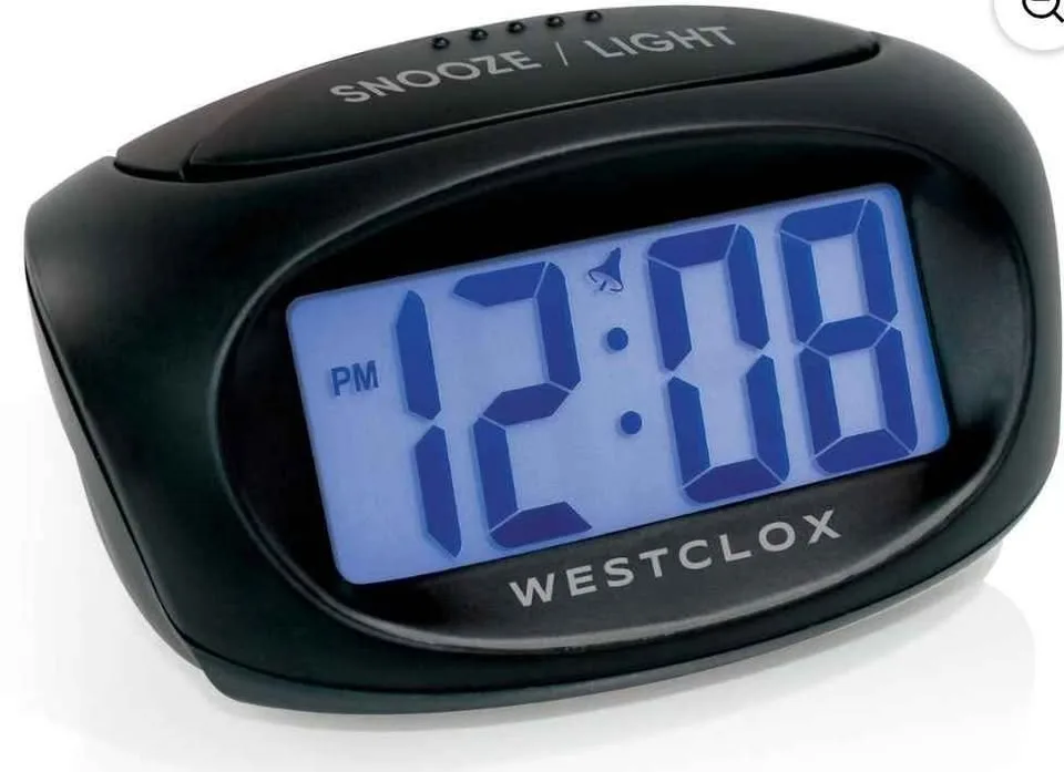 Westclox Digital LCD Alarm Clock, 70043 image indicator(3)