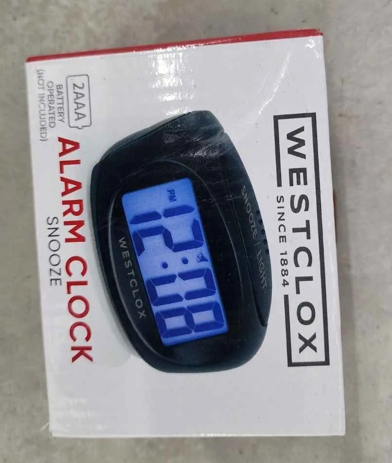 Westclox Digital LCD Alarm Clock, 70043 image indicator(4)