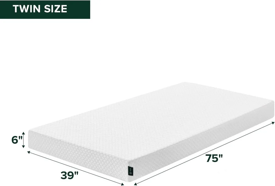 Zinus 6" Twin Foam Mattress image indicator(2)