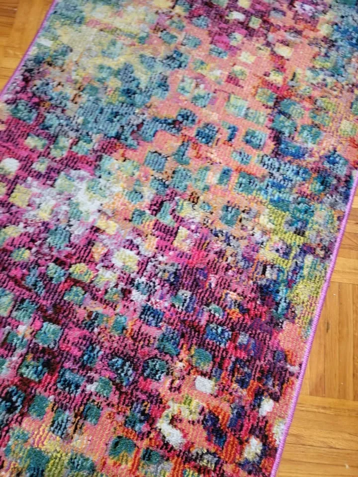 2x4 Red Orange Multi Entryway Area Rug image indicator(3)