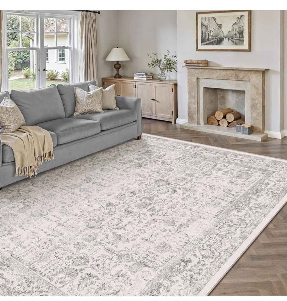 8x10 Grey Vintage Area Rug - photo 3