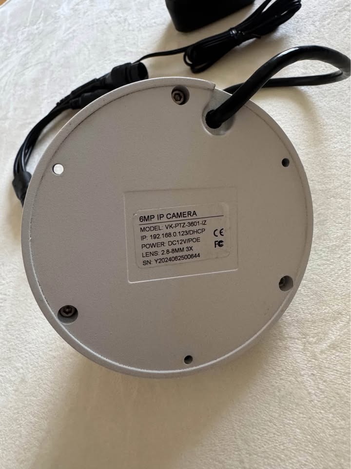 VIKYLIN 6MP PTZ IP poe Camera 360 Motion Detection “ New” - photo 3