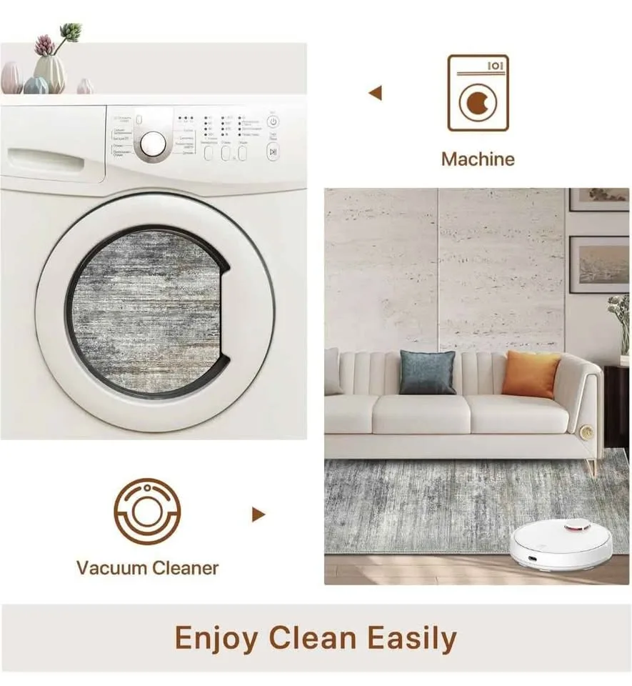 8x10 Modern Abstract Gray Area Rug - 2 Available (New) image indicator(5)