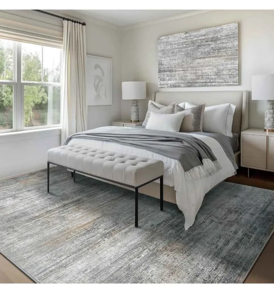 8x10 Modern Abstract Gray Area Rug - 2 Available (New) image indicator(7)