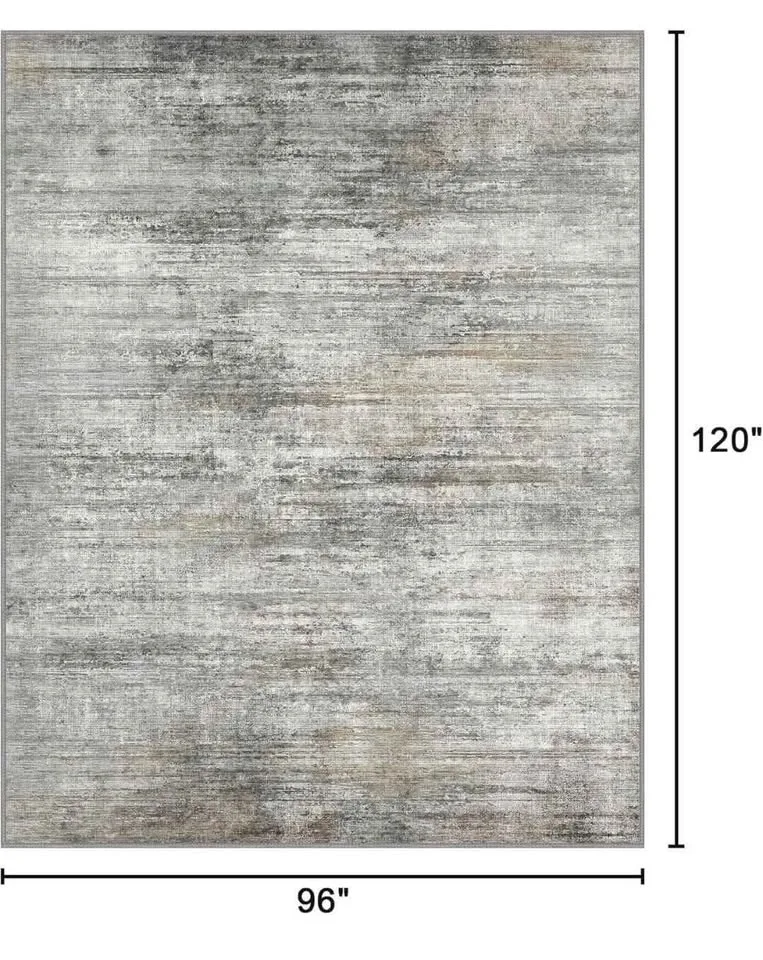 8x10 Modern Abstract Gray Area Rug - 2 Available (New) image indicator(8)