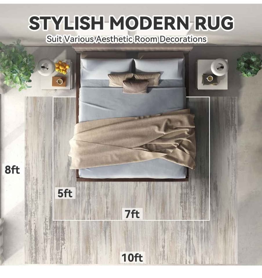 Abstract Modern 8x10 Washable Area Rug - photo 2