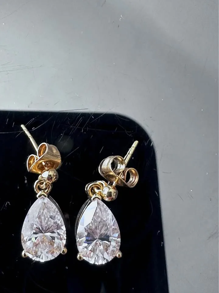 Vintage Earings - Real 14k gold image indicator(2)