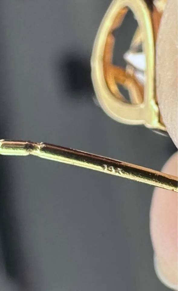 Vintage Earings - Real 14k gold image indicator(3)