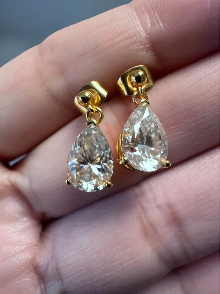 Vintage Earings - Real 14k gold image indicator(4)