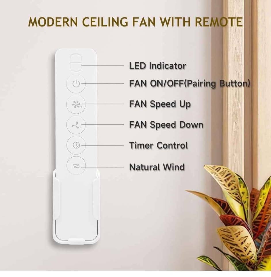 60" Black Outdoor Ceiling Fan with Remote (New) - photo 4