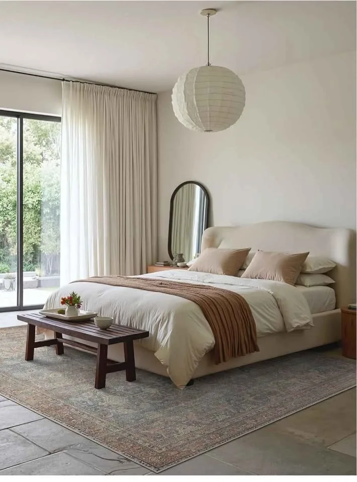 8x10 Gray-brown Vintage Distressed Washable Rug image indicator(4)