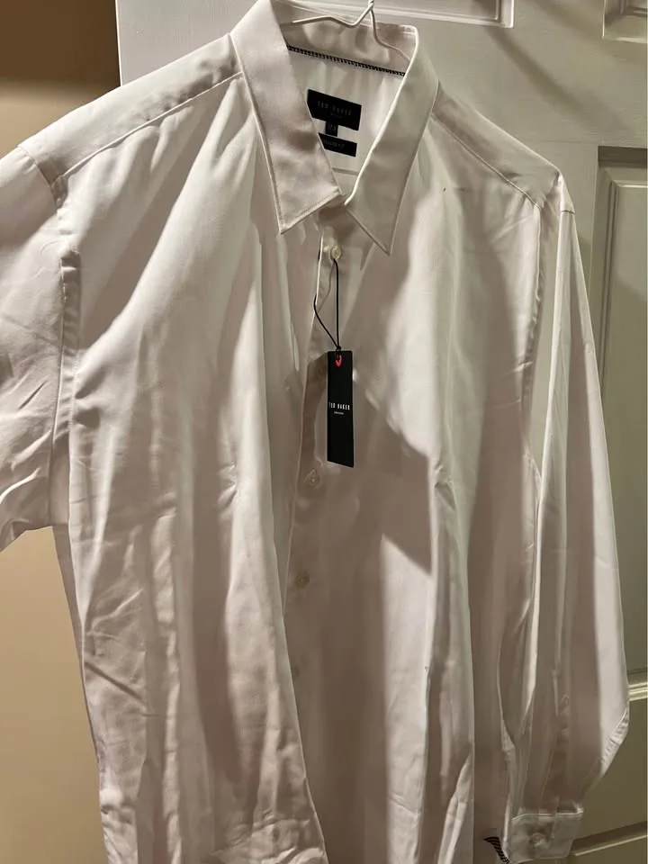 Brand new Ted Baker men’s white shirt with tags image indicator(2)