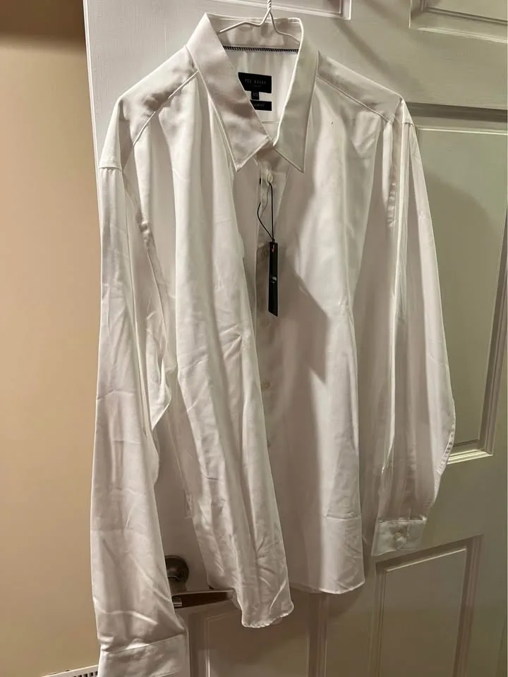Brand new Ted Baker men’s white shirt with tags image indicator(3)