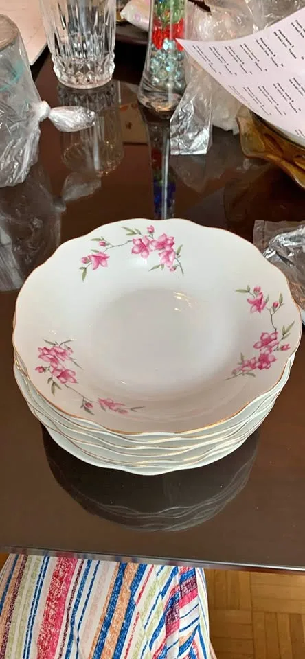 Ceramic Dishes 8” set of 8 thumbnail