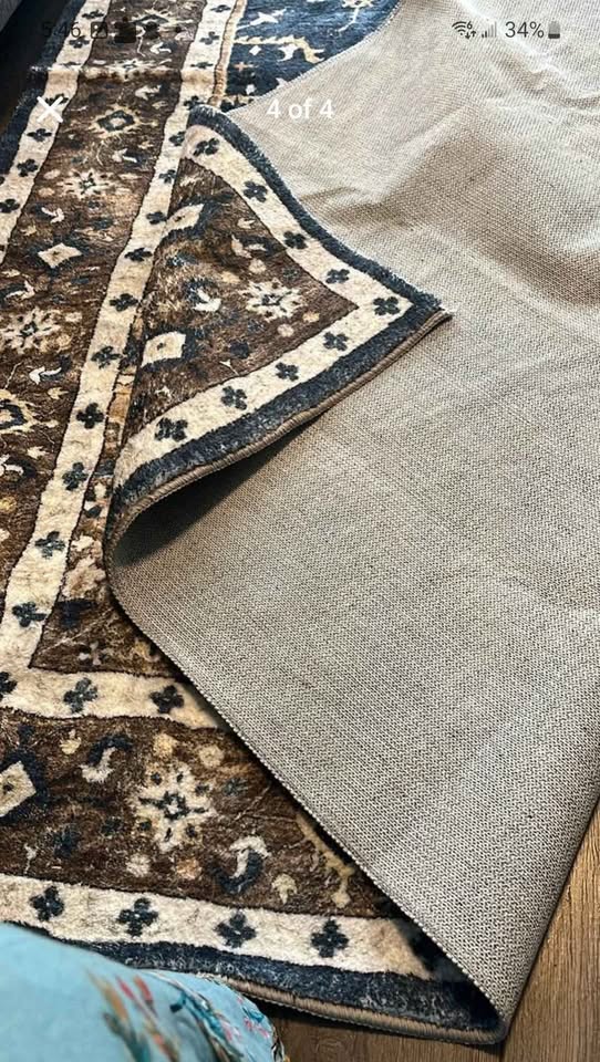 8x10 Area Rugs Black Washable Boho Vintage - photo 3