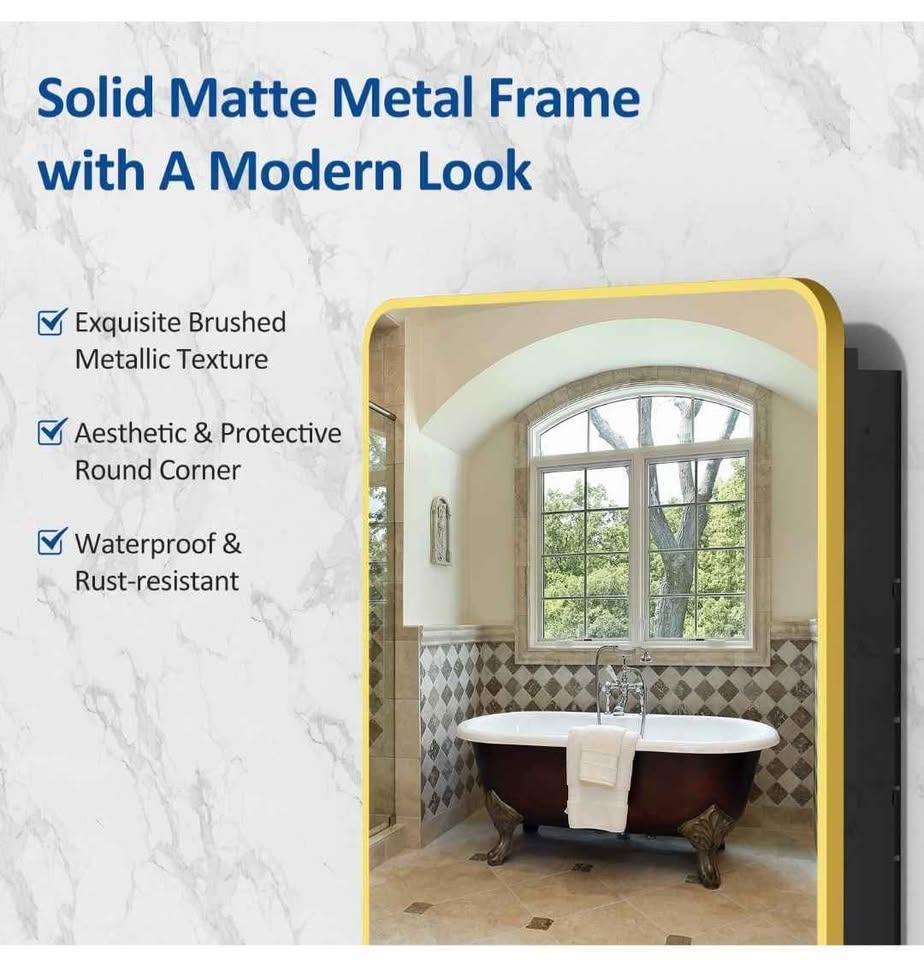 Acemiro Bathroom Medicine Cabinet with Mirror - photo 3