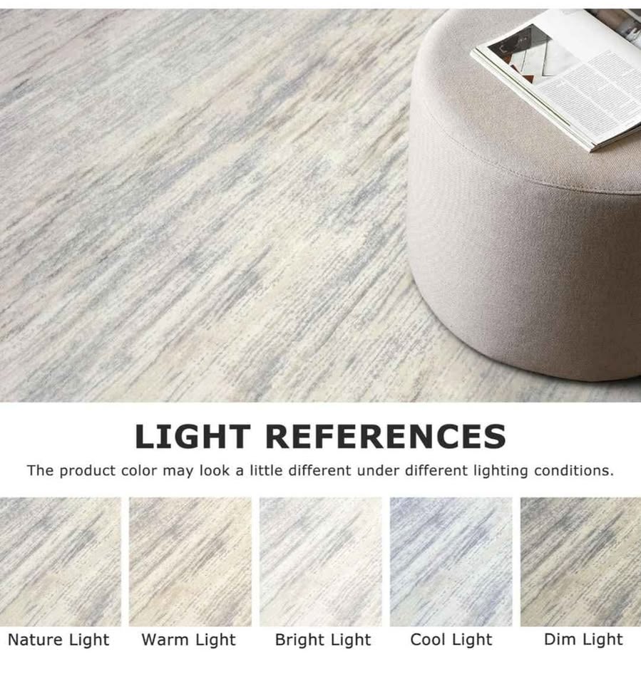 8x10 FT Gray Beige Modern Abstract Farmhouse Rug - photo 4