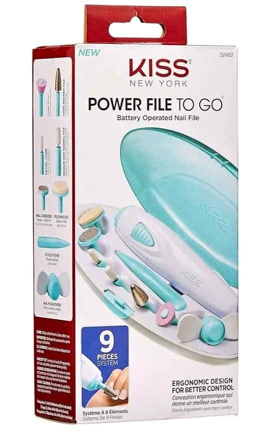 Kiss Nails power file To Go Battery Operated