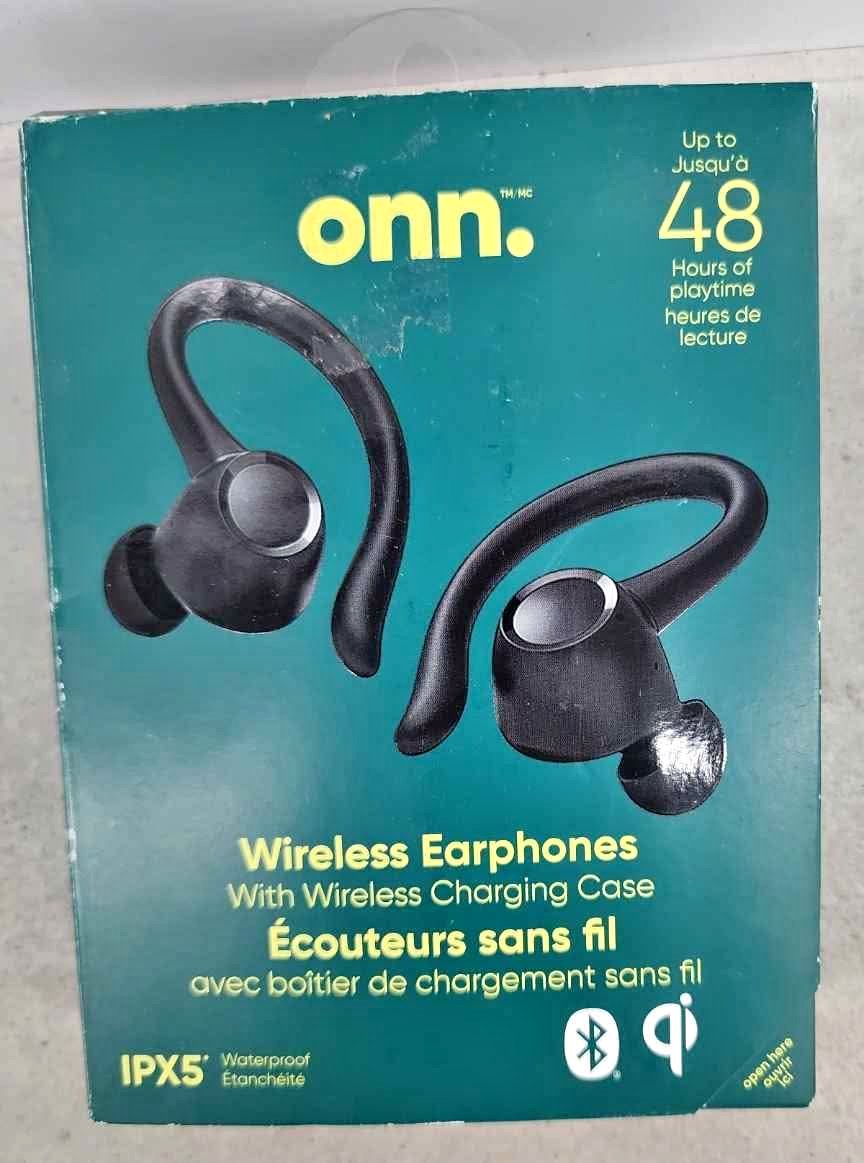 onn. Wireless In-Ear Earphones with Charging Case