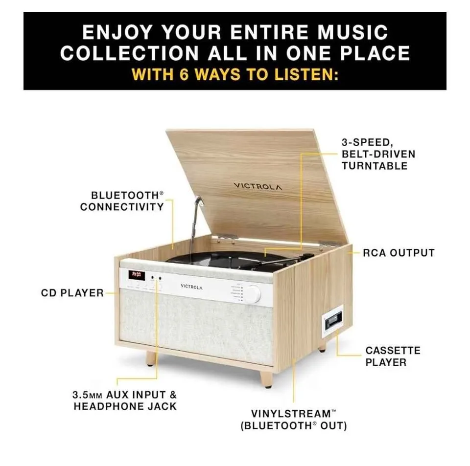Victrola Century 6-in-1 Music Stereo System image indicator(2)