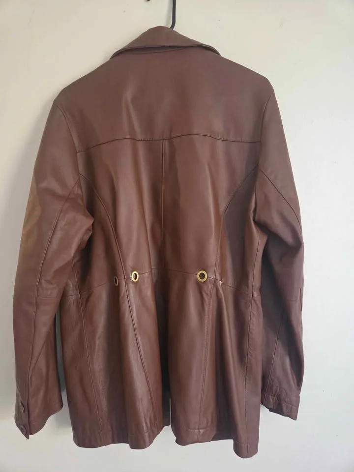 Womens leather coat image indicator(3)