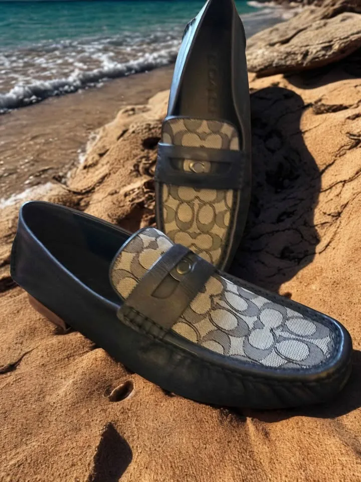 New! Mens Coach loafers image indicator(2)