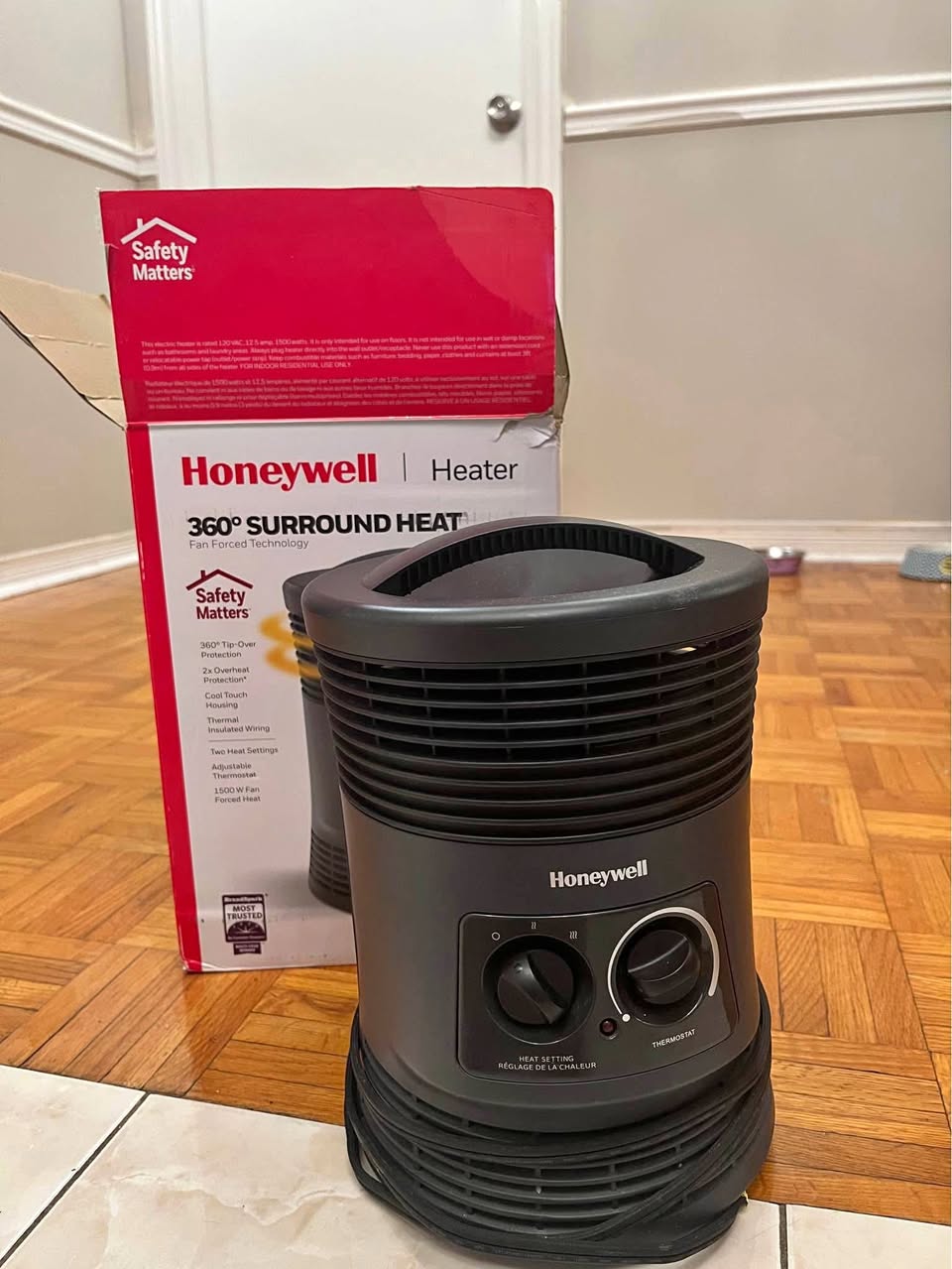 Honeywell 360° Heater - Excellent Condition w/ Box
