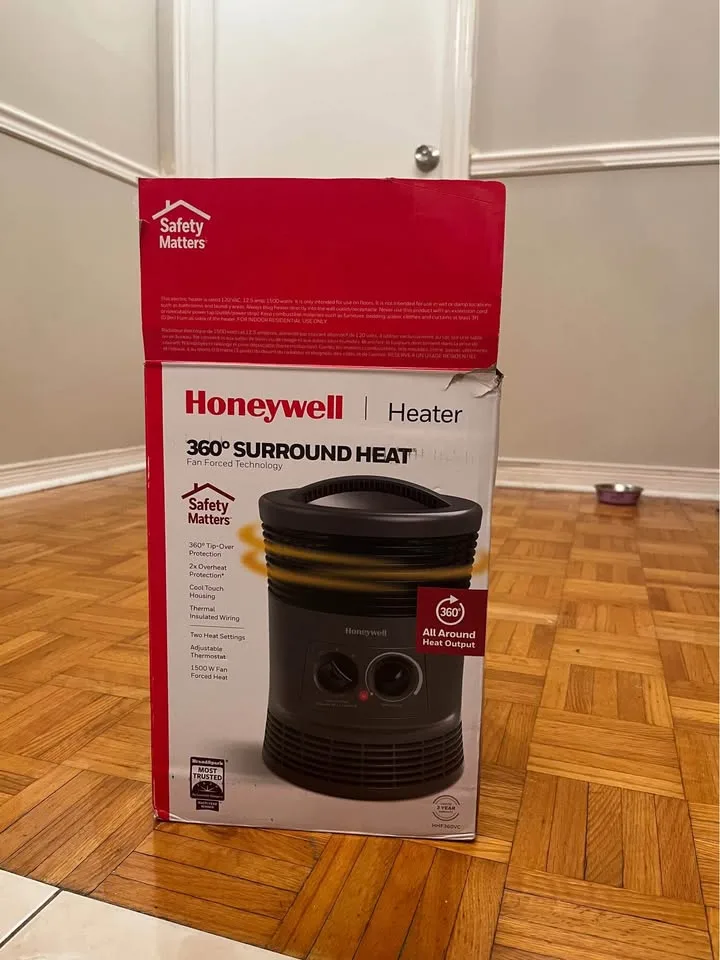 Honeywell 360° Heater - Excellent Condition w/ Box image indicator(3)