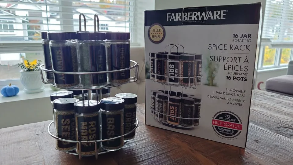 16 Jar Rotating Spice Rack image indicator(2)