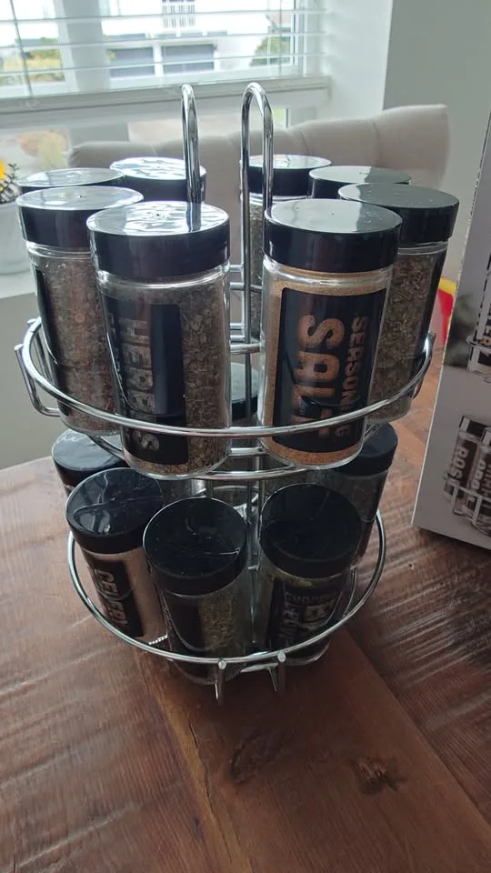 16 Jar Rotating Spice Rack image indicator(3)