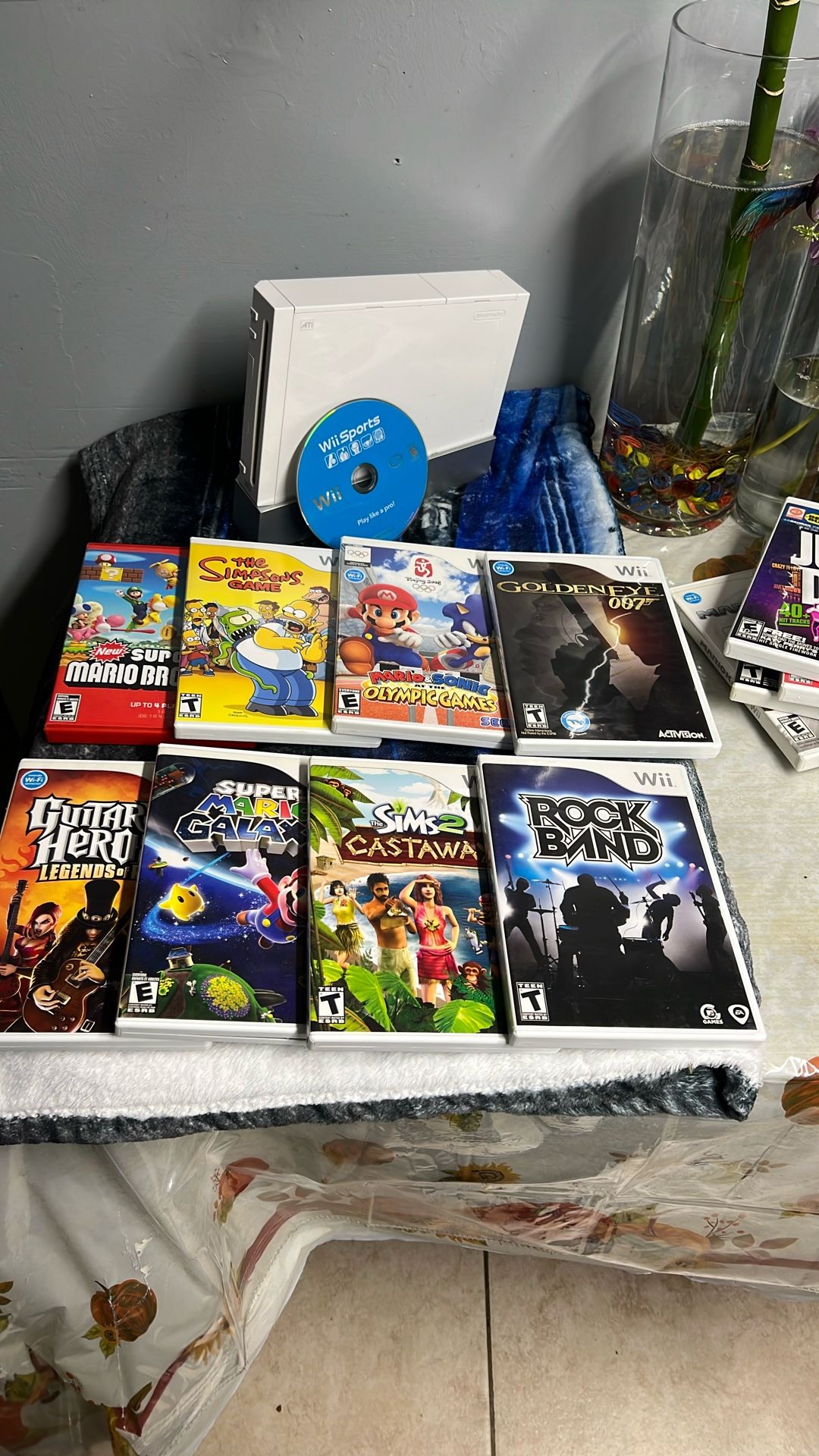 Nintendo Wii Buen Estado 8 Juegos