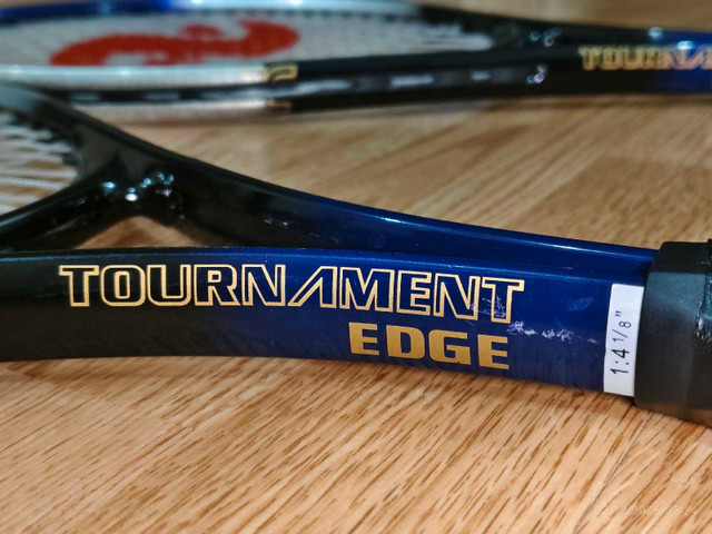 25" Aero Dynamic Tournament Edge Tennis Racquet 1:4 1/8" Blu - photo 2