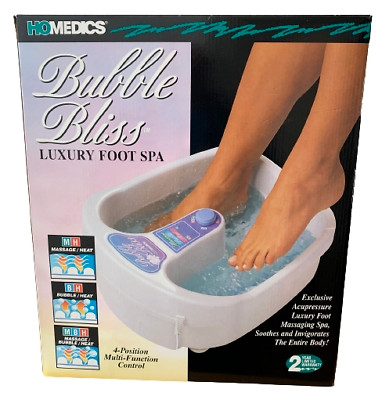 Bubble Bliss Foot Massage Bath Spa HoMedics